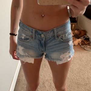 American eagle jean shorts